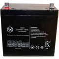 Battery Clerk AJC¬Æ Merits P327-2 Vision Super 12V 55Ah Wheelchair Battery MERITS-P327-2 VISION SUPER